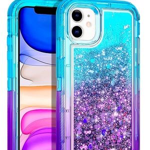 iPhone 11 Waterfall Glitter Case